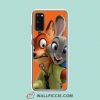 Cool Cute Together Judy Hopps And Nick Wilde Samsung Galaxy S20 Case