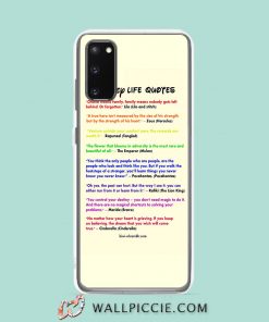 Cool Disney Life Quote Samsung Galaxy S20 Case