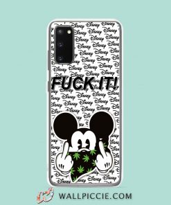 Cool Disney Mickey Mouse Fck It Samsung Galaxy S20 Case