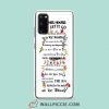 Cool Disney Quote In This House We Let It Go Samsung Galaxy S20 Case