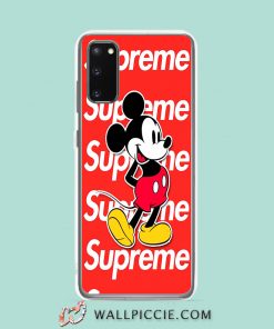 Cool Dope Mickey Mouse X Supreme Samsung Galaxy S20 Case