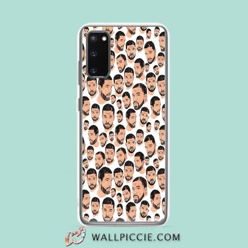 Cool Drake Face Collage Samsung Galaxy S20 Case