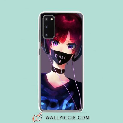 Cool Edm Anime Girl Samsung Galaxy S20 Case