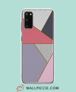 Cool Elegant Geometric Stripes Polka Dots Samsung Galaxy S20 Case