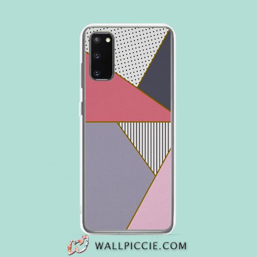 Cool Elegant Geometric Stripes Polka Dots Samsung Galaxy S20 Case