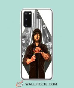 Cool Eminem Burn Your Mic Samsung Galaxy S20 Case
