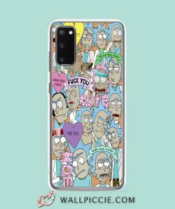 Cool Free Rick Morty Collage Samsung Galaxy S20 Case