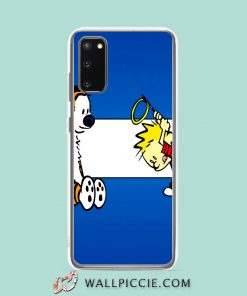 Cool Funny Calvin And Hobbes Expression Samsung Galaxy S20 Case
