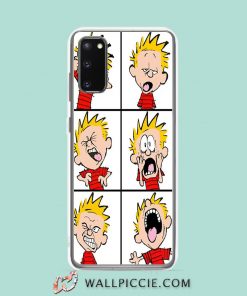 Cool Funny Calvin Hobbes Lol Face Samsung Galaxy S20 Case