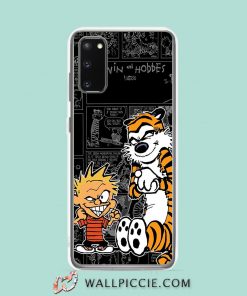 Cool Funny Calvin Hobbes Wicked Face Samsung Galaxy S20 Case