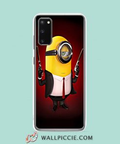 Cool Funny Detective Minions Samsung Galaxy S20 Case