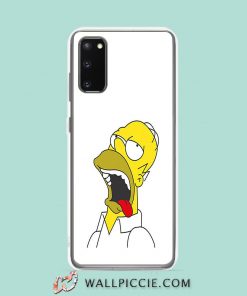 Cool Funny His Tongue Is Hot Simpsons Samsung Galaxy S20 Case