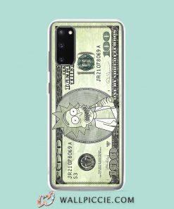 Cool Funny Rick Morty Dollar Get The Money Samsung Galaxy S20 Case