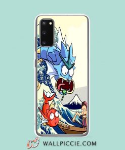 Cool Funny Rick Morty Great Off Kanagawa Wave Samsung Galaxy S20 Case