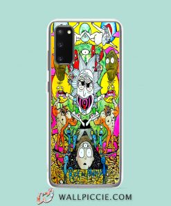 Cool Funny Rick Morty Zombie Collage Samsung Galaxy S20 Case