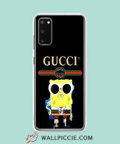 Cool Funny Spongebob With Nirvana Glasses Samsung Galaxy S20 Case