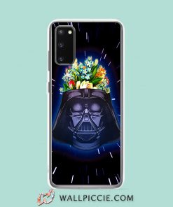 Cool Funny Star Wars Floral Darth Vader Samsung Galaxy S20 Case