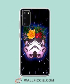 Cool Funny Star Wars Floral Stormtrooper Samsung Galaxy S20 Case