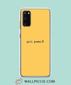 Cool Girl Power Yellow Aesthetic Samsung Galaxy S20 Case