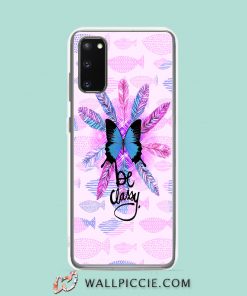 Cool Girly Butterfly Be Classy Samsung Galaxy S20 Case