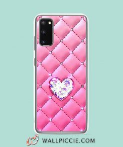 Cool Girly Diamond Leather Bag Samsung Galaxy S20 Case