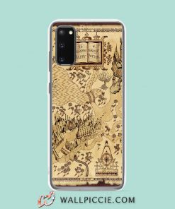 Cool Harry Potter Wizard Map Samsung Galaxy S20 Case