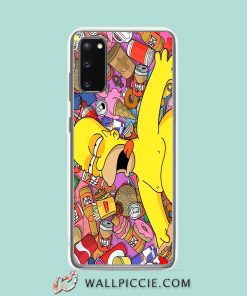 Cool Homer Simpson Drink Duff Beer Samsung Galaxy S20 Case