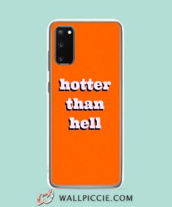 Cool Hotter Than Hell Vintage Aesthetic Samsung Galaxy S20 Case