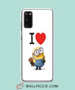 Cool I Love Minion Samsung Galaxy S20 Case