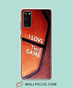 Cool I Love This Game Basketball Samsung Galaxy S20 Case
