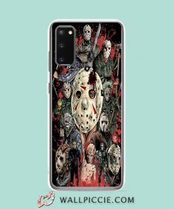 Cool Jason Voorhees Mask Collage Samsung Galaxy S20 Case