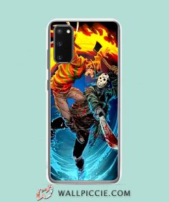 Cool Jason Voorhees Vs Freddy Krueger Samsung Galaxy S20 Case