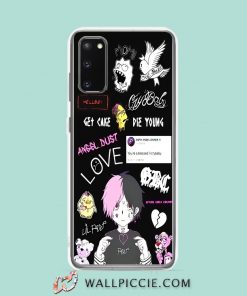 Cool Lil Peep Jargon Collage Samsung Galaxy S20 Case