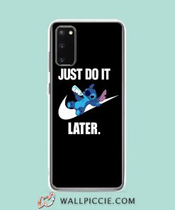 Cool Lilo Stitch Just Do It Later Samsung Galaxy S20 Case