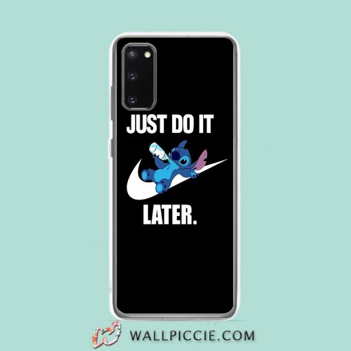Cool Lilo Stitch Just Do It Later Samsung Galaxy S20 Case