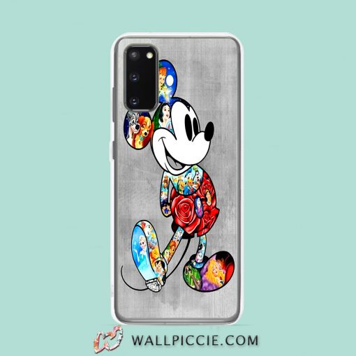 Cool Mickey Mouse And Disney Princess Samsung Galaxy S20 Case
