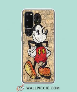 Cool Mickey Mouse Disney Comic Collage Samsung Galaxy S20 Case