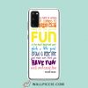 Cool Mickey Mouse Disney Quote Samsung Galaxy S20 Case