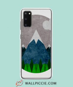 Cool Minimalist Mountain Art Samsung Galaxy S20 Case