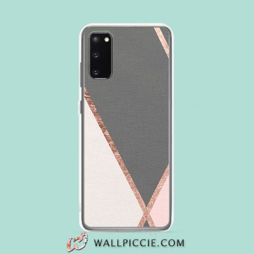 Cool Modern Pink Grey Colour Samsung Galaxy S20 Case