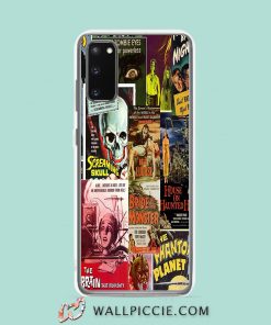 Cool Monster Movie Poster Collage Samsung Galaxy S20 Case