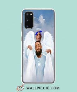 Cool Nipsey Hussle Tupac Be Angel Samsung Galaxy S20 Case