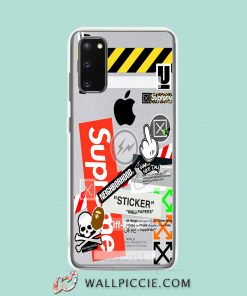 Cool Off White Supreme Collabs Samsung Galaxy S20 Case