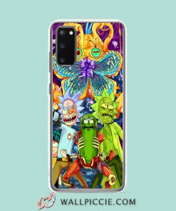 Cool Pickle Rick Morty Zombie Samsung Galaxy S20 Case