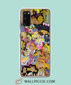 Cool Queen Of Rad Girl Collage Samsung Galaxy S20 Case