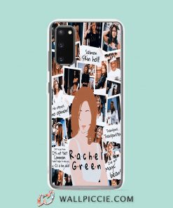 Cool Rachel Green Friends Collage Samsung Galaxy S20 Case