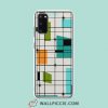 Cool Retro Grid And Starbursts Samsung Galaxy S20 Case
