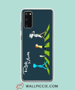 Cool Rick Morty Abbey Road Samsung Galaxy S20 Case