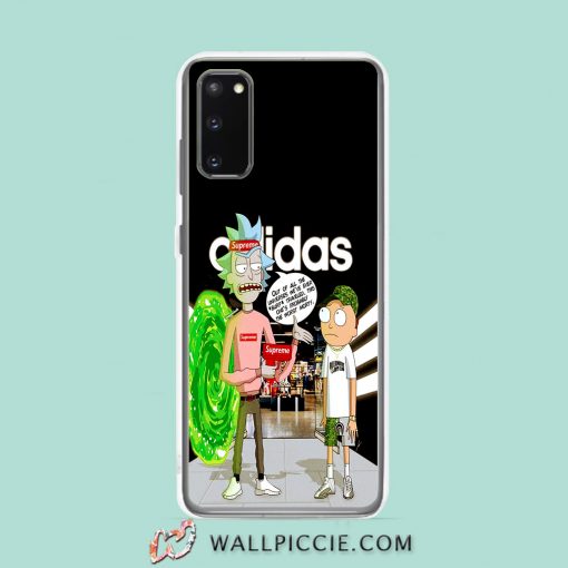 Cool Rick Morty Adidas Parody Samsung Galaxy S20 Case