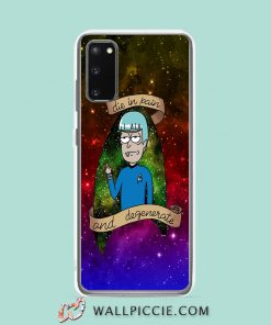Cool Rick Morty Die In Pain Parody Samsung Galaxy S20 Case